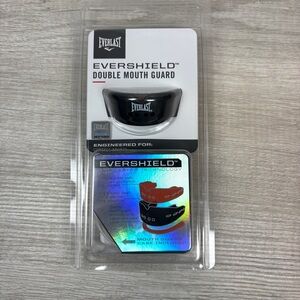 New  Everlast Evershield Double Mouthguard Black Boxing & MMA Model: 1400007